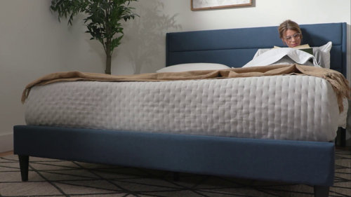 Mercury Row® Scarlett Upholstered Wingback Bed & Reviews | Wayfair